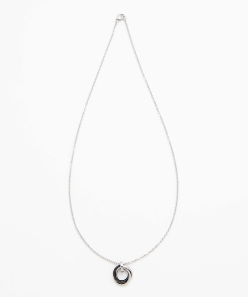 WEGO(ウィゴー)の「WEGO/ミニトリプルリングチェーンネックレス(ネックレス・メンズ・ブラック/ゴールド/ブルー・FREE)」の8枚目の写真