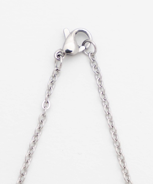 WEGO(ウィゴー)の「WEGO/ミニトリプルリングチェーンネックレス(ネックレス・メンズ・ブラック/ゴールド/ブルー・FREE)」の10枚目の写真