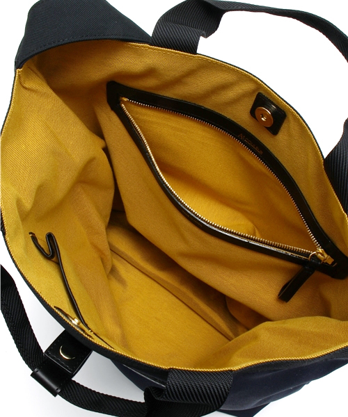 EDIFICE（エディフィス）の「At.COULEUR FRIMAIRE ポリキャンバストート（トートバッグ・メンズ・ブラック/ホワイト/ネイビー・FREE）」の15枚目の写真