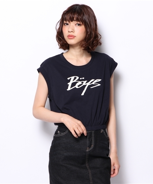 Kastane（カスタネ）の「【Kastane】BOYSTシャツ（Tシャツ/カットソー・レディース・オフホワイト/カーキ/ネイビー/グレー・FREE）」の14枚目の写真