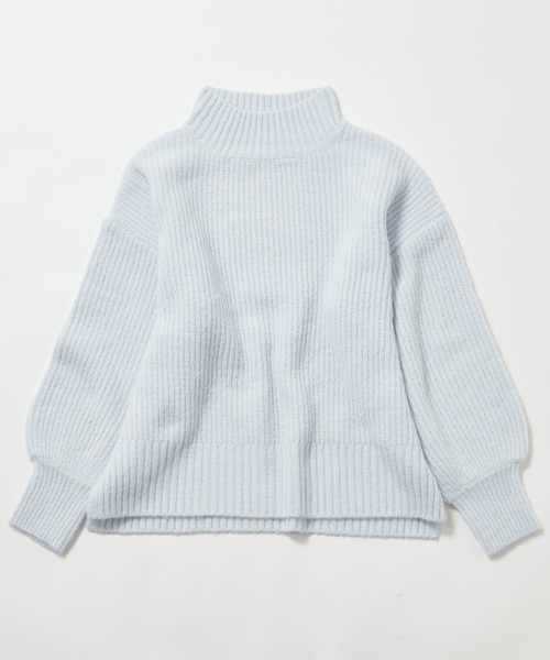 one after another NICE CLAUP（ワンアフターアナザーナイスクラップ）の「にじいろカラーニット（ニット/セーター・レディース・ライトグレー/ライトブルー/オフホワイト/サックスブルー/アイボリー/ミント/ラベンダー/ベビーピンク/レモンイエロー・FREE）」の17枚目の写真