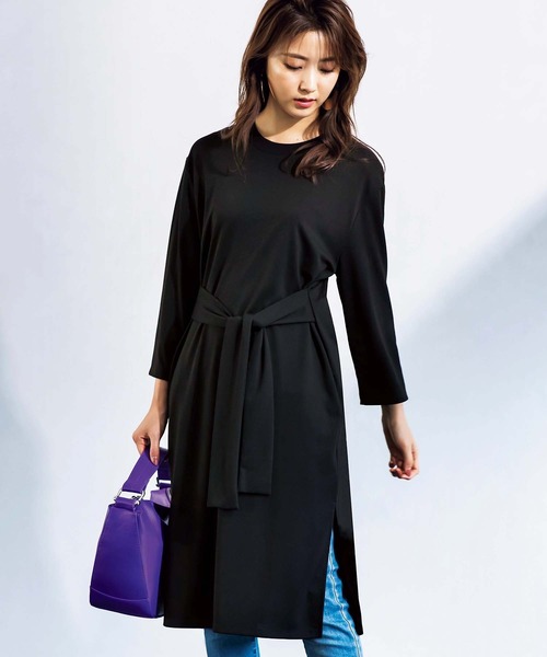 セール リボンデザインカットソーワンピース ワンピース Geera ジーラ のファッション通販 Zozotown