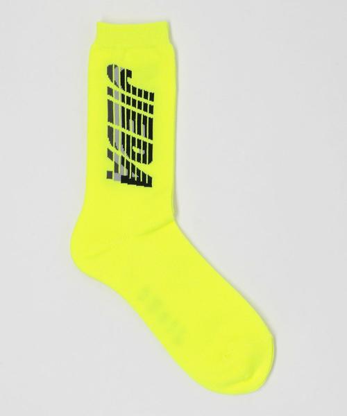Jieda（ジエダ）の「＜JieDa＞ LOGO SOCKS/ソックス（ソックス/靴下・メンズ・ライトブルー/ホワイト/ブラック/イエロー・FREE）」の4枚目の写真