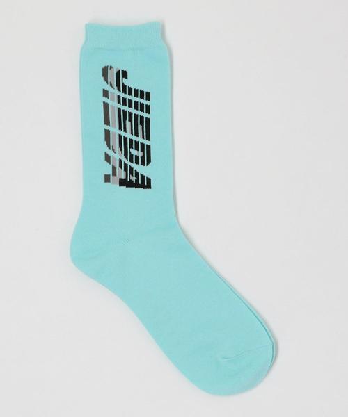 Jieda（ジエダ）の「＜JieDa＞ LOGO SOCKS/ソックス（ソックス/靴下・メンズ・ライトブルー/ホワイト/ブラック/イエロー・FREE）」の3枚目の写真