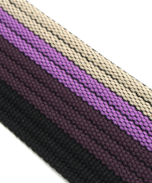 coen（コーエン）の「GEVARET（ゲバルト）グラデーションラインベルト（ベルト・メンズ・コバルトブルー/パープル・フリー）」の4枚目の写真