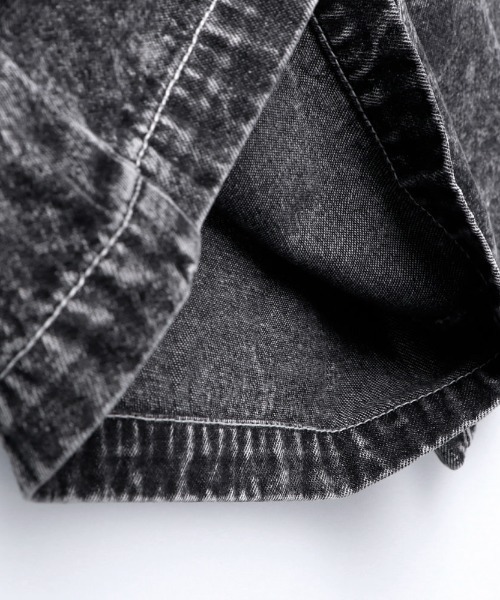 RADCHAP(ラッドチャップ)の「ケミカルデニムショートパンツ(デニムパンツ・キッズ・サックスブルー/ブラック・120cm/140cm/100cm/110cm/150cm/90cm/130cm)」の15枚目の写真