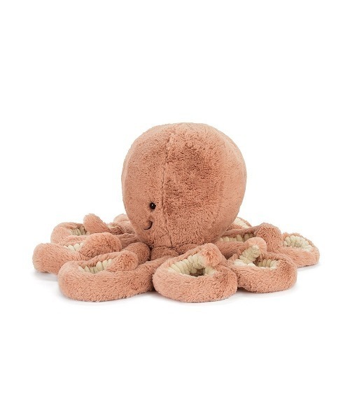BIRTHDAY BAR（バースデイバー）の「【Jellycat ジェリーキャット】 Odell Octopus Baby  オデル オクトパス ベビー（おもちゃ・キッズ・ピンク・フリー）」の2枚目の写真