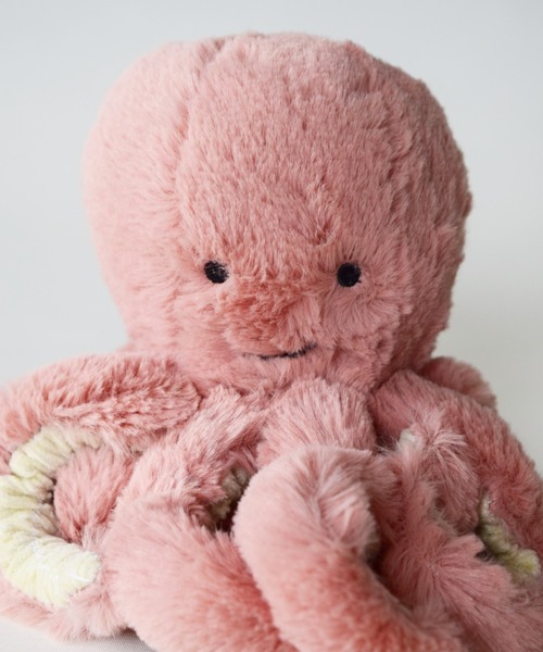 BIRTHDAY BAR（バースデイバー）の「【Jellycat ジェリーキャット】 Odell Octopus Baby  オデル オクトパス ベビー（おもちゃ・キッズ・ピンク・フリー）」の5枚目の写真