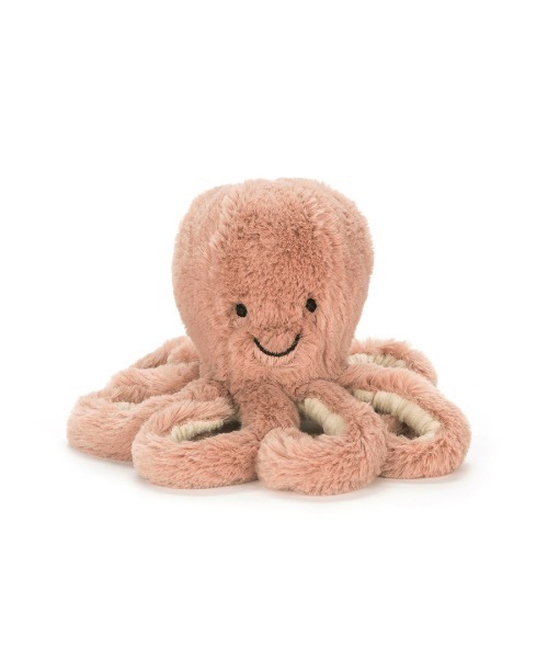 BIRTHDAY BAR（バースデイバー）の「【Jellycat ジェリーキャット】 Odell Octopus Baby  オデル オクトパス ベビー（おもちゃ・キッズ・ピンク・フリー）」の10枚目の写真