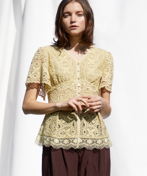 ソリュートレースブラウス シャツ ブラウス Jillstuart ジル