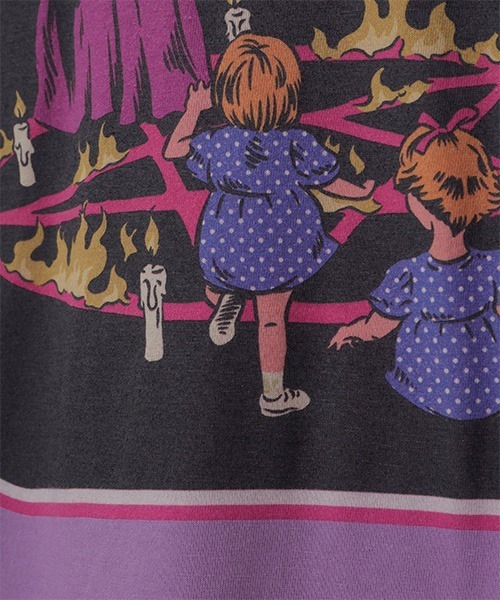 Candy Stripper（キャンディストリッパー）の「CANDY CULB BIG Tシャツ（Tシャツ/カットソー・レディース・オフホワイト/ブラック/ブルー/ラベンダー・2）」の12枚目の写真