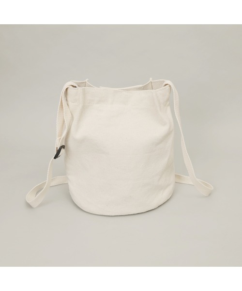 Beauty&Habit(ビューティアンドハビット)の「【Beauty&Habit】キャンバス地ロゴ巾着ショルダーバッグ(ショルダーバッグ・メンズ・ナチュラル・FREE)」の7枚目の写真