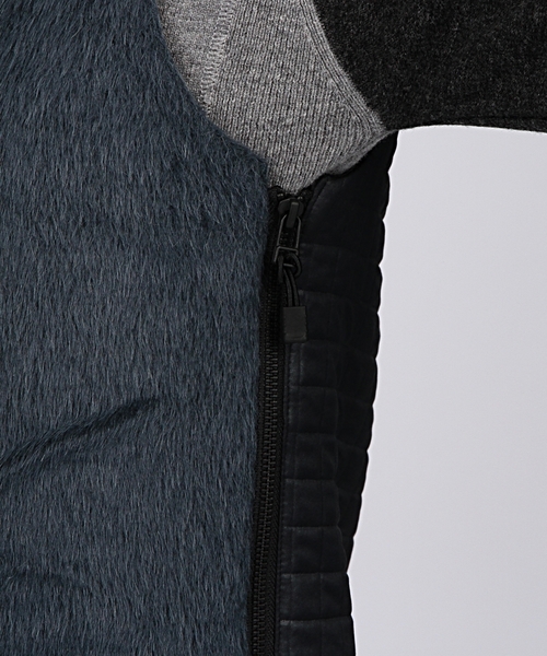 EN ROUTE（アンルート）の「ENR ファーアーマーベスト●（ベスト・メンズ・ネイビー・3/2/1）」の7枚目の写真