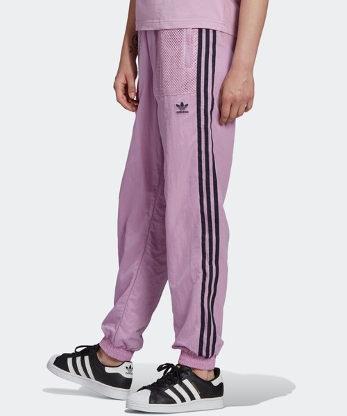adidas リメイクナイロンパンツ　フレアパンツ セール】Adilenium フレア トラックパンツ / アディダス