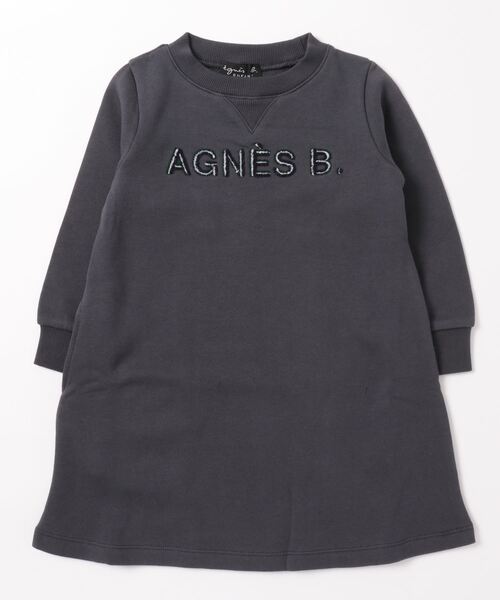 Agnes B アニエスベー の K311 E Robe キッズ ロゴワンピース ワンピース Wear