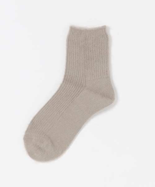 SMELLY（スメリー）の「アンゴラソックス（ソックス/靴下・レディース・ベージュ/グレー/ラベンダー/ブラック系その他・23-25）」の16枚目の写真