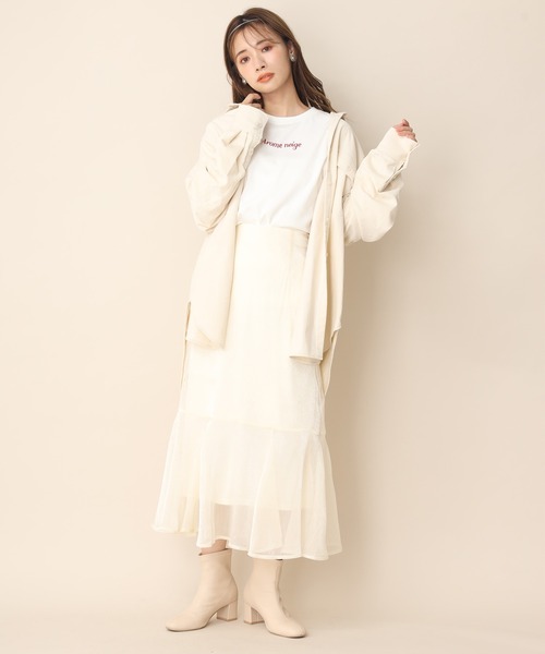 one after another NICE CLAUP（ワンアフターアナザーナイスクラップ）の「トートバックセットＴシャツ（Tシャツ/カットソー・レディース・アイボリー/ブラック/チェック・FREE）」の11枚目の写真