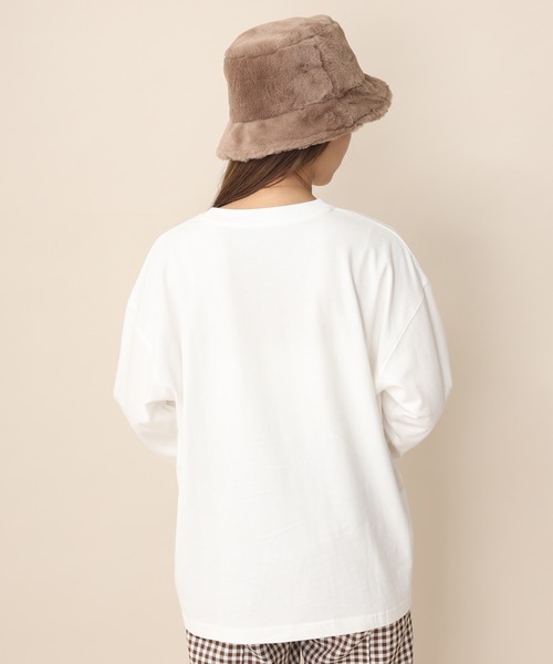 one after another NICE CLAUP（ワンアフターアナザーナイスクラップ）の「トートバックセットＴシャツ（Tシャツ/カットソー・レディース・アイボリー/ブラック/チェック・FREE）」の21枚目の写真