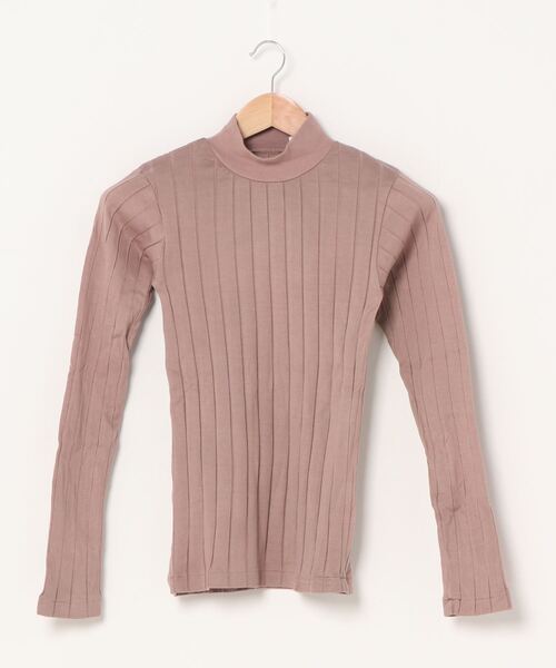 YOUNG&OLSEN The DRYGOODS STORE（ヤングアンドオルセン）の「【YOUNG & OLSEN The DRYGOODS STORE】/BROAD RIB HI NECK LS（Tシャツ/カットソー・レディース・ホワイト/ブラック/ブラウン系その他/グリーン系その他/キャメル/その他1・1/2）」の6枚目の写真
