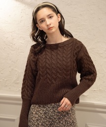flowriri | flowriri ケーブルニットセーター(ニット/セーター)