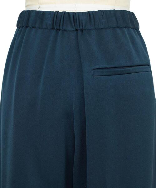 Drawer（ドゥロワー）の「Drawer ジョーゼットバックゴムタックパンツ  