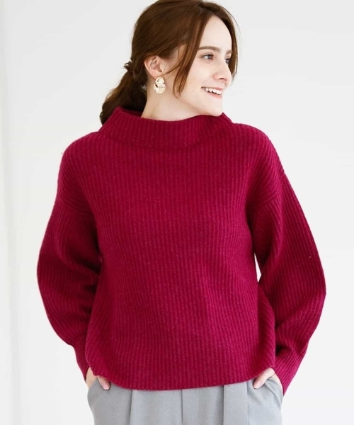 セール 洗える ボトルネックニット ニット セーター Mk Michel Klein エムケーミッシェルクラン のファッション通販 Zozotown