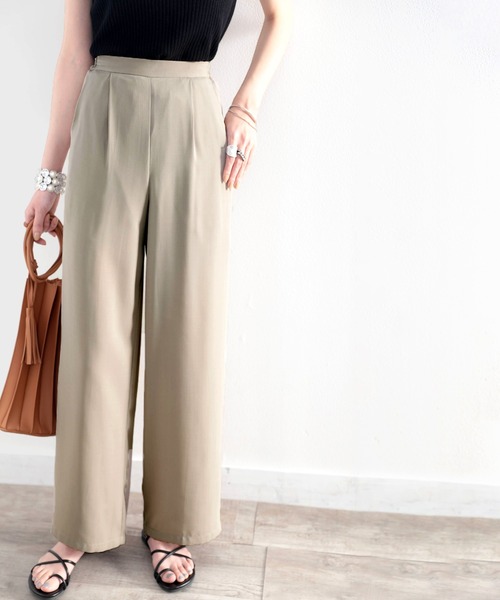 限定1点❤️コエル パンツ ボトムス リネンライクタックパンツ レディース 新生活 限定1点❤️コエル パンツ ボトムス リネンライクタックパンツ