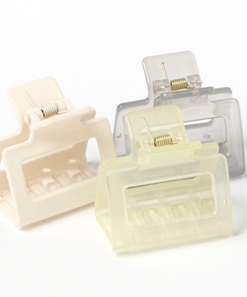 Me%（ミィパーセント）の「スクエアバンスクリップ（バレッタ/ヘアクリップ・レディース・ダークブラウン/アイボリー/シルバー/ライトイエロー/その他/ホワイト・FREE）」の21枚目の写真