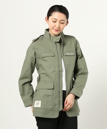 AVIREX | コットンヘンプ リップストップ ２ウェイジャケット/ COTTON HEMP LIPPSTOP 2WAY JKT(ミリタリージャケット)