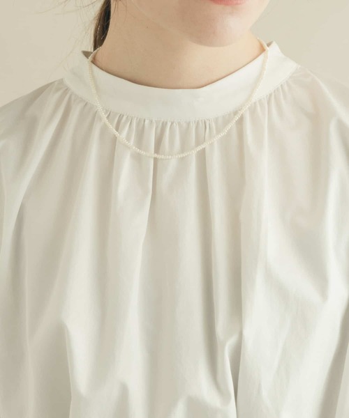 SMELLY(スメリー)の「タンスイパールビーズネックレス(ネックレス・レディース・アイボリー・-)」の6枚目の写真