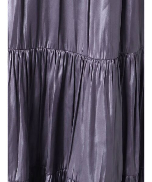 dazzlin(ダズリン)の「シャイニーティアードフレアスカート(スカート・レディース・アイボリー/ブルー/パープル・FREE)」の22枚目の写真