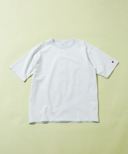 Champion（チャンピオン）の「Champion/別注製品染め32s/3 T-SHIRT（Tシャツ/カットソー・メンズ・ピンク/ブラック/ミント・MEDIUM/X-LARGE/LARGE）」の3枚目の写真