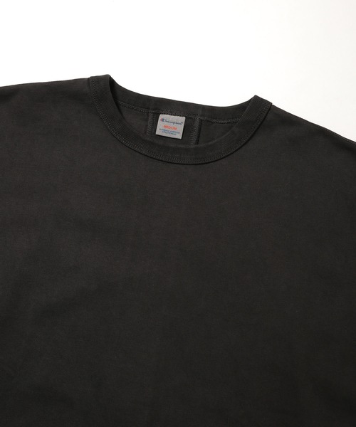 Champion（チャンピオン）の「Champion/別注製品染め32s/3 T-SHIRT（Tシャツ/カットソー・メンズ・ピンク/ブラック/ミント・MEDIUM/X-LARGE/LARGE）」の7枚目の写真