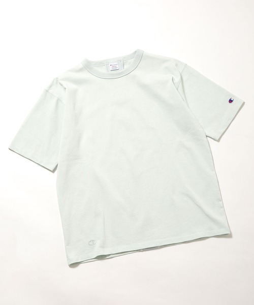 Champion（チャンピオン）の「Champion/別注製品染め32s/3 T-SHIRT（Tシャツ/カットソー・メンズ・ピンク/ブラック/ミント・MEDIUM/X-LARGE/LARGE）」の20枚目の写真