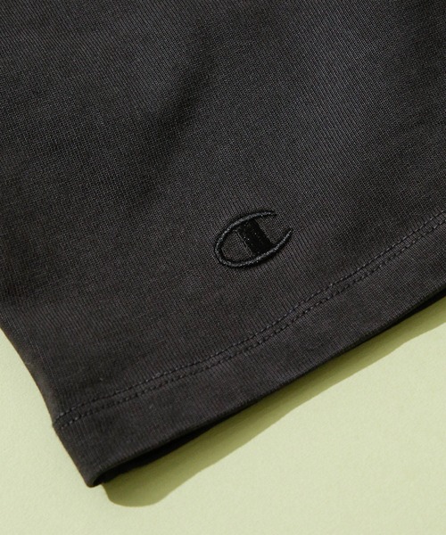 Champion（チャンピオン）の「Champion/別注製品染め32s/3 T-SHIRT（Tシャツ/カットソー・メンズ・ピンク/ブラック/ミント・MEDIUM/X-LARGE/LARGE）」の12枚目の写真