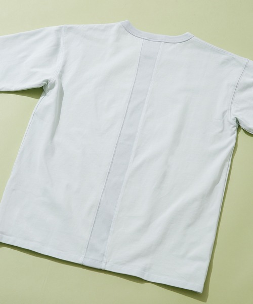 Champion（チャンピオン）の「Champion/別注製品染め32s/3 T-SHIRT（Tシャツ/カットソー・メンズ・ピンク/ブラック/ミント・MEDIUM/X-LARGE/LARGE）」の17枚目の写真