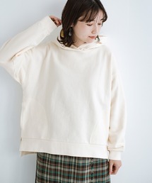 ＰＢＰオーガニックコットン　重ね着でも1枚でも好バランス！大人女子のためのちょいゆる裏起毛パーカー