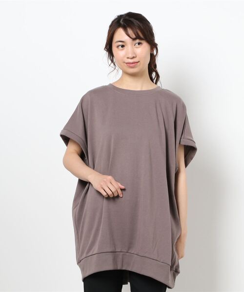 RAG MACHINE（ラグマシーン）の「【RAG MACHINE】マルチウェイチュニック（チュニック・レディース・ライトブラウン/ライトグレー/ダークグレー・L/M）」の7枚目の写真