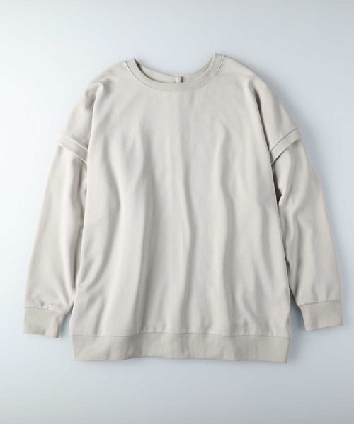 RAG MACHINE（ラグマシーン）の「【RAG MACHINE】マルチウェイチュニック（チュニック・レディース・ライトブラウン/ライトグレー/ダークグレー・L/M）」の14枚目の写真