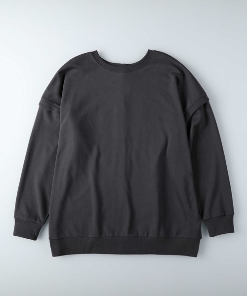 RAG MACHINE（ラグマシーン）の「【RAG MACHINE】マルチウェイチュニック（チュニック・レディース・ライトブラウン/ライトグレー/ダークグレー・L/M）」の11枚目の写真