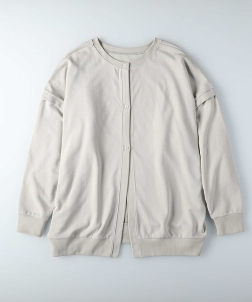 RAG MACHINE（ラグマシーン）の「【RAG MACHINE】マルチウェイチュニック（チュニック・レディース・ライトブラウン/ライトグレー/ダークグレー・L/M）」の13枚目の写真