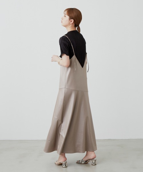 Aunt Marie's（アントマリーズ）の「ミニプリーツハーフスリーブカットソー/AUNT MARIE'S（Tシャツ/カットソー・レディース・ホワイト/ブラック/ネイビー/グレー/ブルー/オレンジ/グリーン・FREE）」の19枚目の写真