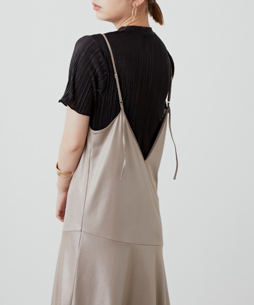 Aunt Marie's（アントマリーズ）の「ミニプリーツハーフスリーブカットソー/AUNT MARIE'S（Tシャツ/カットソー・レディース・ホワイト/ブラック/ネイビー/グレー/ブルー/オレンジ/グリーン・FREE）」の20枚目の写真