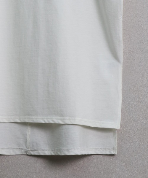 &g'aime（アンジェム）の「【&g'aime】ポケットデザインフレンチスリーブTシャツ（Tシャツ/カットソー・レディース・ホワイト/カーキ/チャコール・FREE）」の22枚目の写真