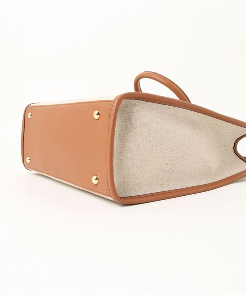 N.（N. Natural Beauty Basic）（エヌエヌナチュラルビューティーベーシック）の「キャンバストートバッグ（トートバッグ・レディース・ベージュ・ﾌﾘ-）」の5枚目の写真