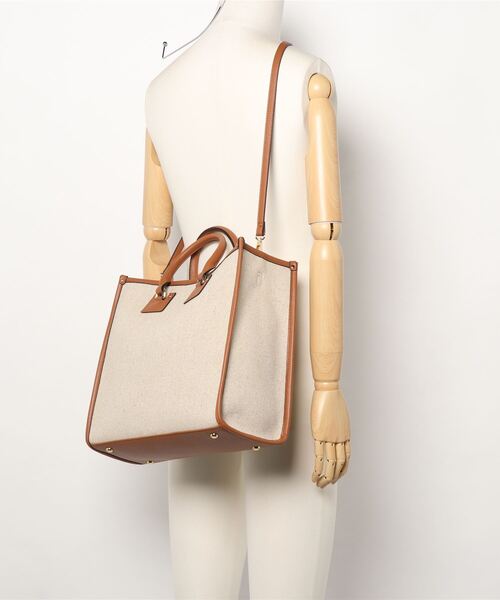 N.（N. Natural Beauty Basic）（エヌエヌナチュラルビューティーベーシック）の「キャンバストートバッグ（トートバッグ・レディース・ベージュ・ﾌﾘ-）」の4枚目の写真
