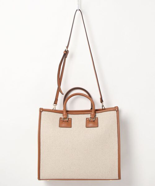 N.（N. Natural Beauty Basic）（エヌエヌナチュラルビューティーベーシック）の「キャンバストートバッグ（トートバッグ・レディース・ベージュ・ﾌﾘ-）」の8枚目の写真