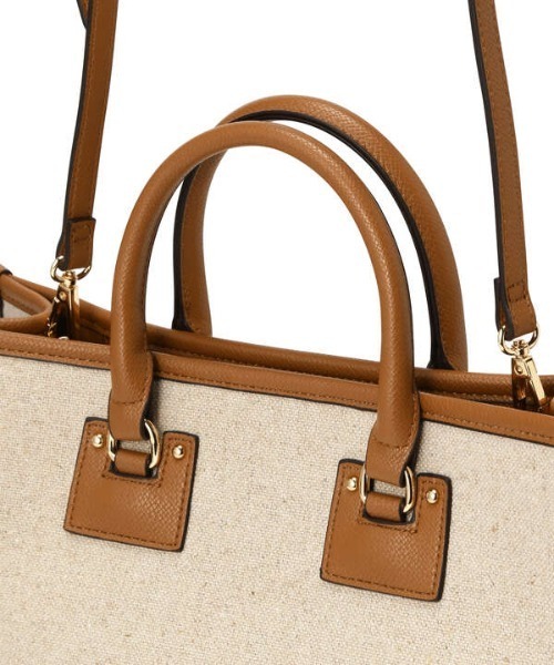 N.（N. Natural Beauty Basic）（エヌエヌナチュラルビューティーベーシック）の「キャンバストートバッグ（トートバッグ・レディース・ベージュ・ﾌﾘ-）」の11枚目の写真