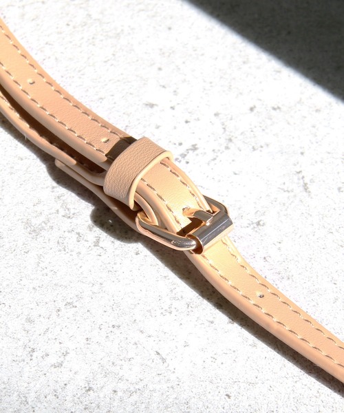 Chillfar（チルファー）の「2wayフェイクレザープリーツハンドバッグ/ショルダーバッグ/インナー巾着付き/ミニカヌレバッグ（ハンドバッグ・レディース・ホワイト/ブラック/ベージュ・FREE）」の15枚目の写真