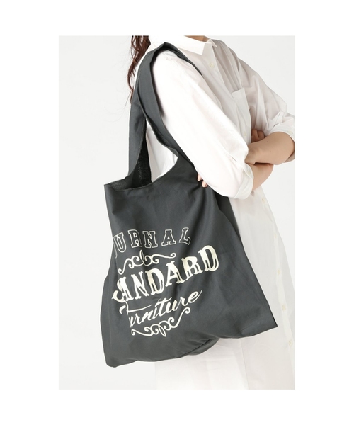 journal standard Furniture （ジャーナルスタンダードファニチャー）の「MARCHE BAG Color マルシェバッグ（エコバッグ/サブバッグ・レディース・ブラック/ネイビー・FREE）」の22枚目の写真